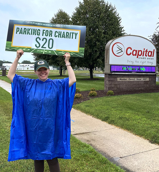 Game Day Parking  Capital Credit Union in Northeast WI