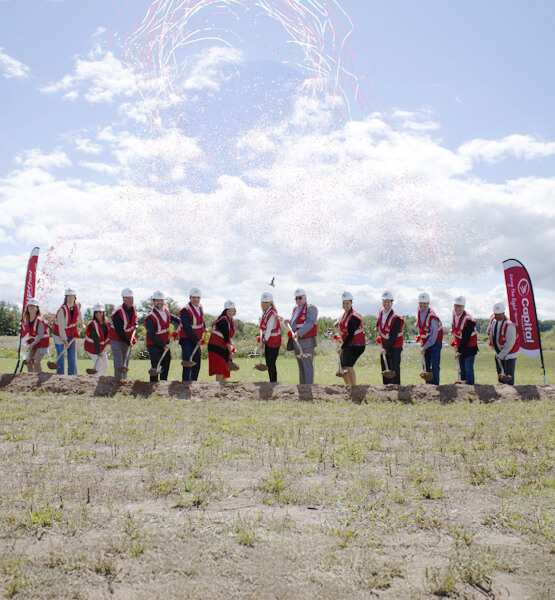 2024 Bellevue Ground breaking senior team.