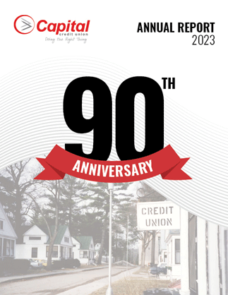 2023 Annual Report Cover. 